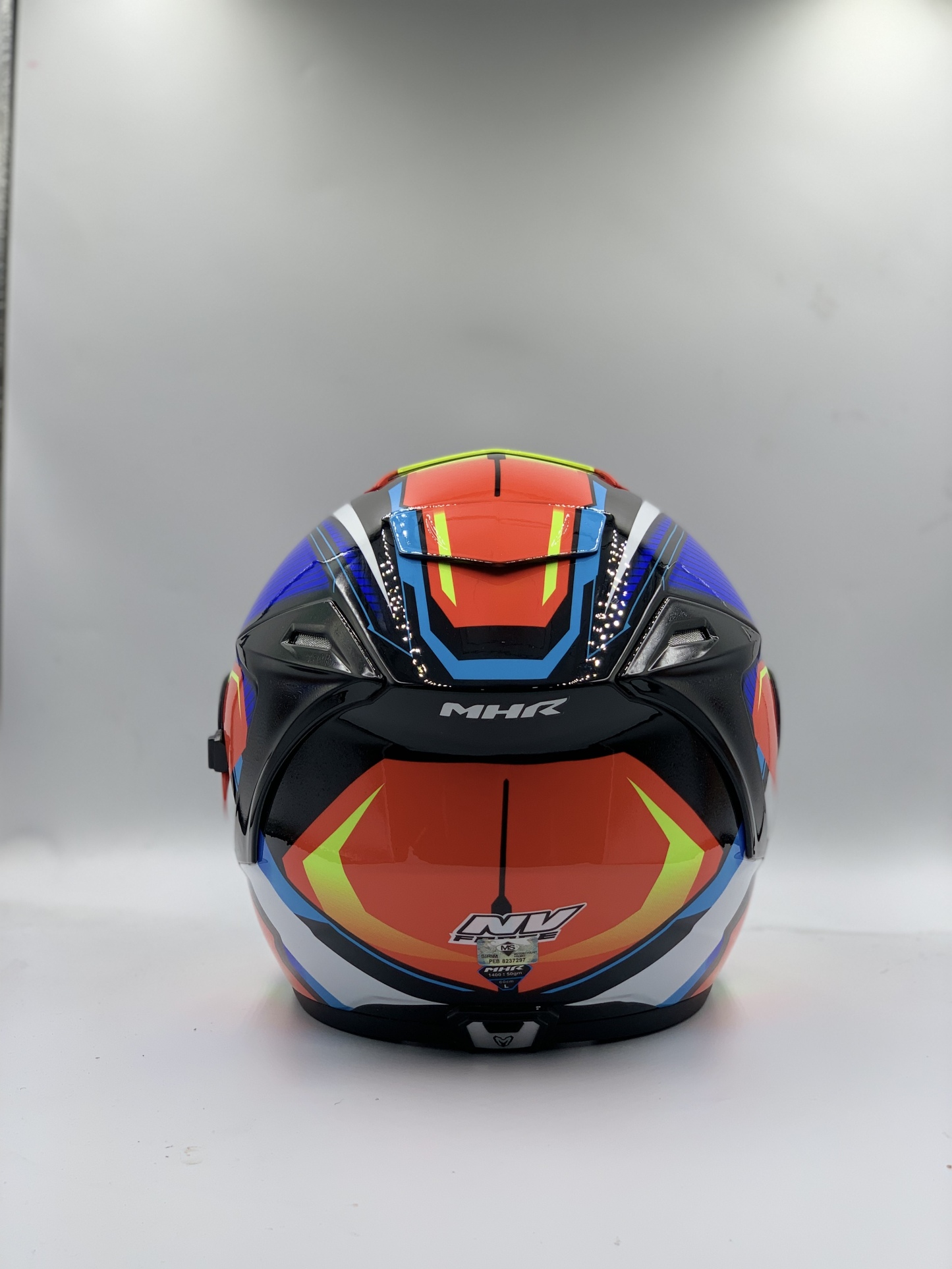 MHR Helmet Open Face BRINK RED GRAPHIC (SIRIM)